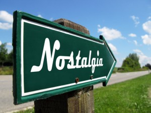 NOSTALGIA road sign
